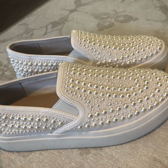 INC International Concepts Shoes - INC pearl  slip on shoes white size 6.5